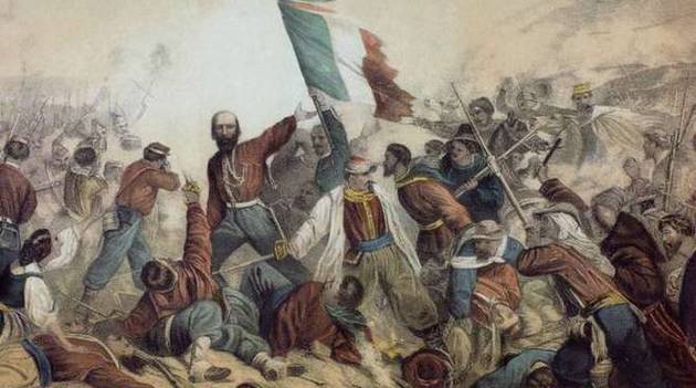 Os italianos só passaram a existir como nação após o ano de 1861, quan