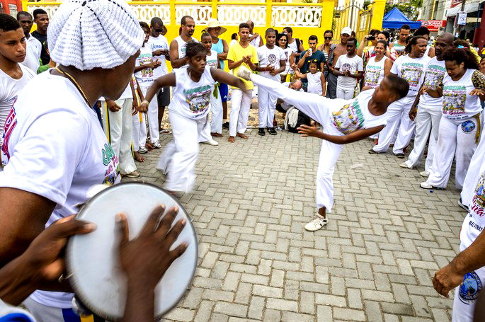 A história cantada pela Capoeira