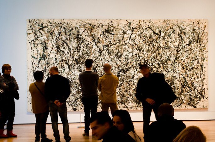 Obra de Jackson Pollock, Museu de Arte Moderna, Nova York, Estados Unidos