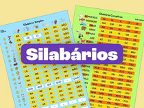Silabários simples, complexo e individuais (para imprimir)