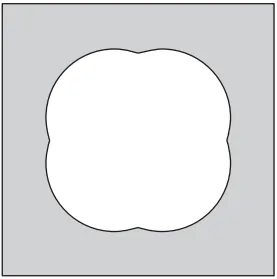 quadrado com figura dentro