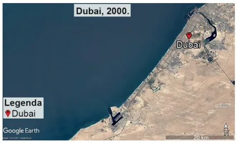 Mapa - Dubai 2000