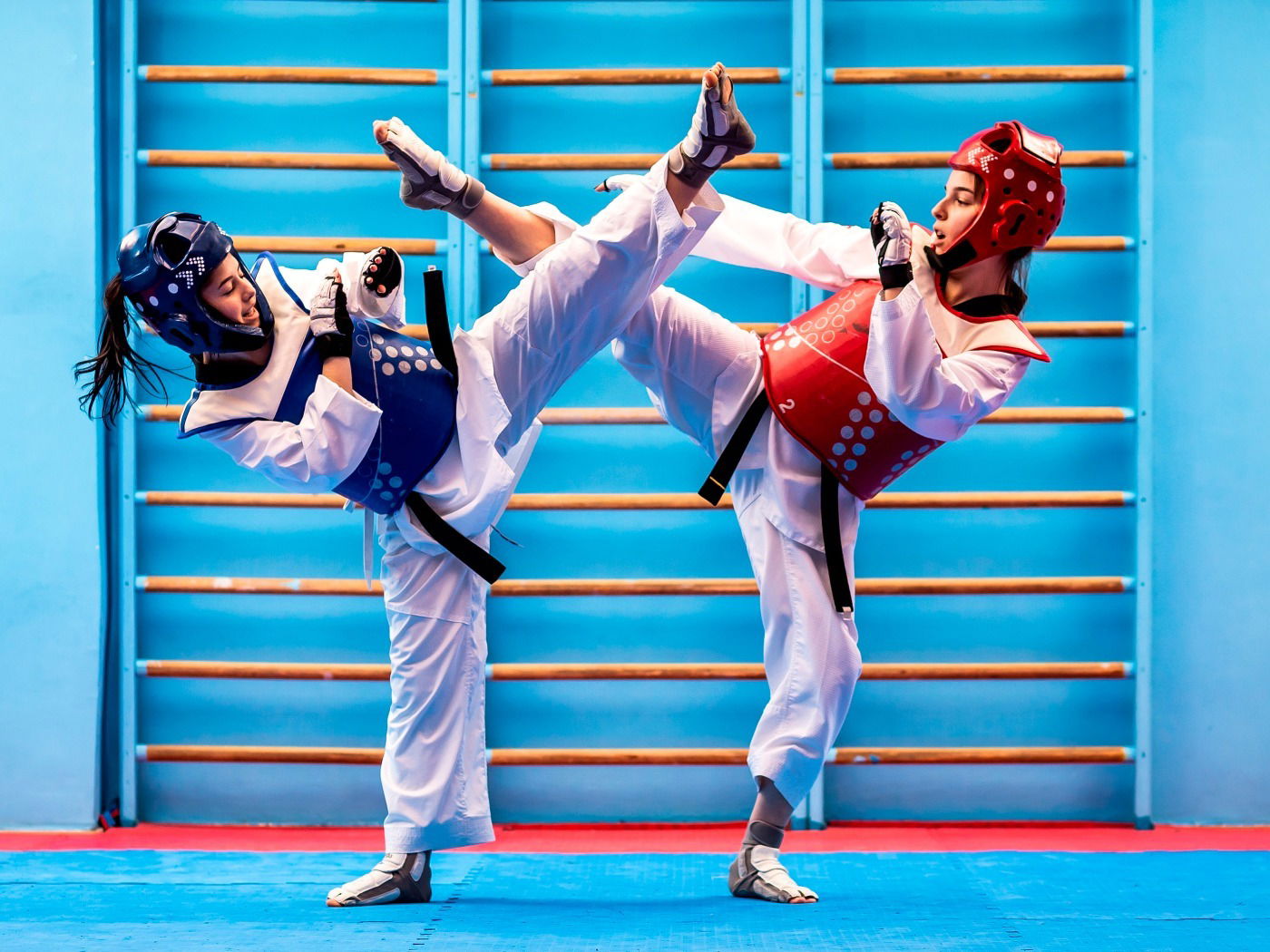 Luta olímpica e taekwondo