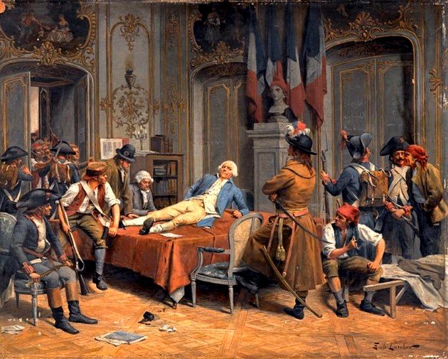 Robespierre na prisão