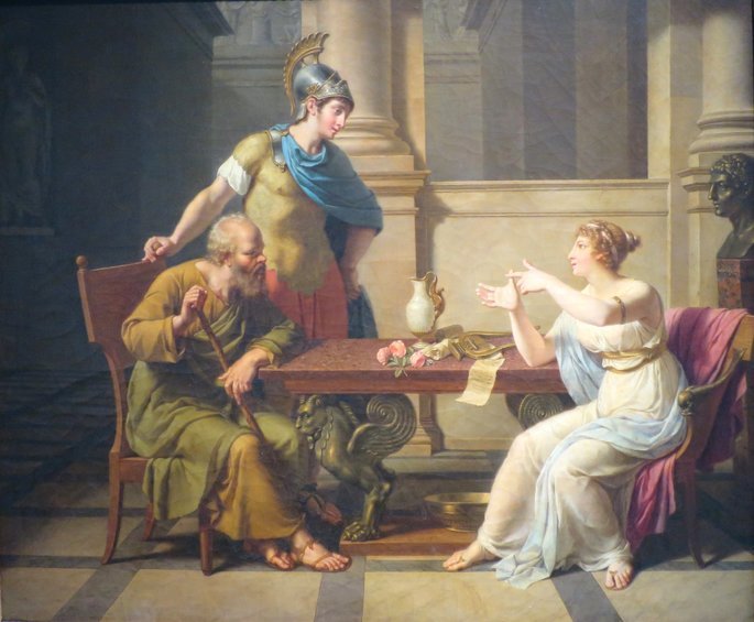 Debate entre Sócrates e Aspásia