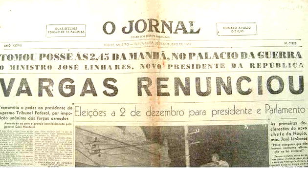 Queda de Vargas em 1954