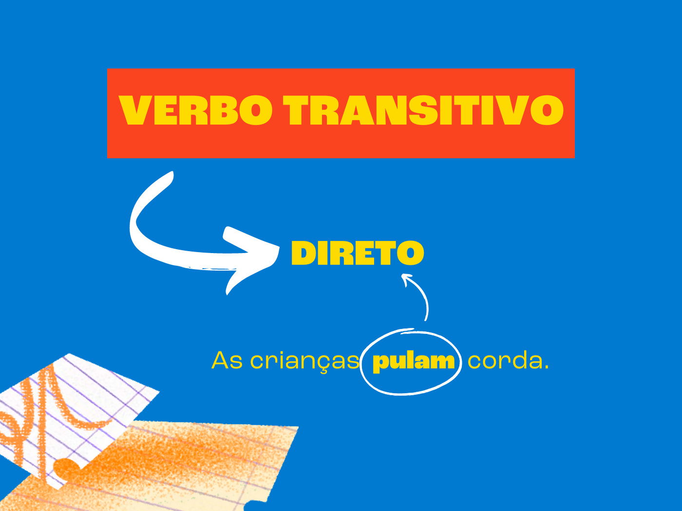 Transforme Em Substantivo O Verbo Transitivo Destacado Conforme O Exemplo