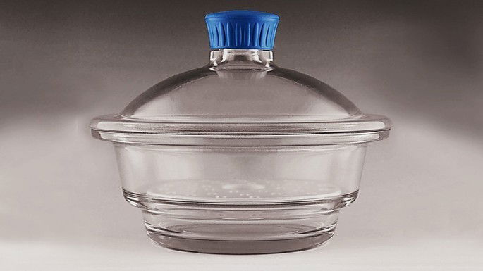 vidraria de laboratório dessecador