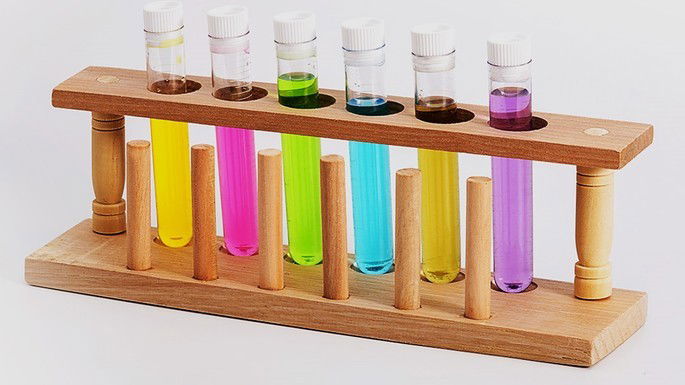 vidraria de laboratório tubos de ensaio