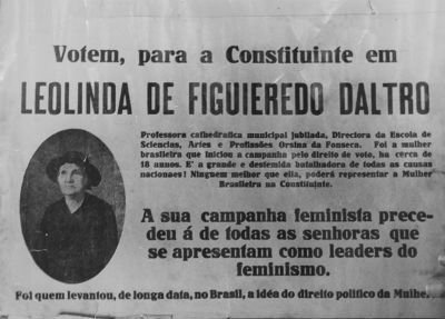 Leolinda de Figueiredo voto feminino